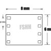 Mini series QFN8 socket QFN8 to DIP8 adapter to QFN8 to SOP Programmer adapter WSON8 DFN8 MLF8 VFND8 6x8mm 1.27mm SOCKET - Image 7