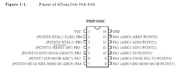 ATtiny24 tiny44 tiny84 DIP14 to DIP8 adapter CH2015 CH2016 dedicated test socket - Image 4