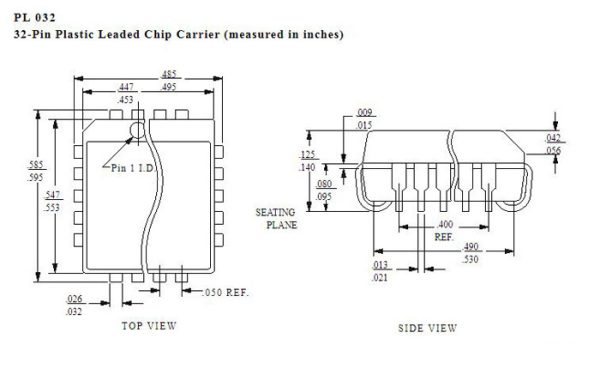 PLCC32 Programmer Socket PLCC32 to DIP32 PLCC32 to DIP28 Adapter CNV-PLCC-EPIM32 Programmer Adapter test socket - Image 4