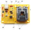 STM8-QFP44 Core board STM8A STM8S STM8L Download seat test socket Programmer adapter TQFP44 LQFP44 0.8mm pitch - Image 2