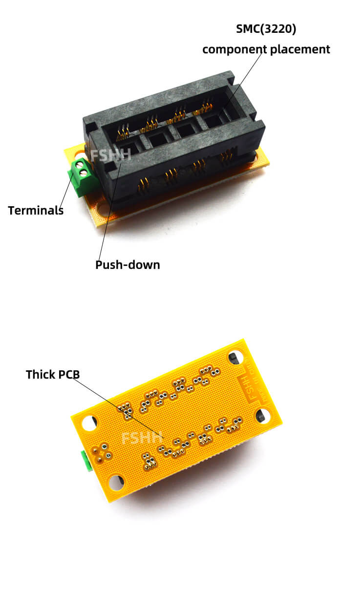 DO-241AB 3220 Capacitance Test Socket SMC Chip Capacitors Test Seat ...
