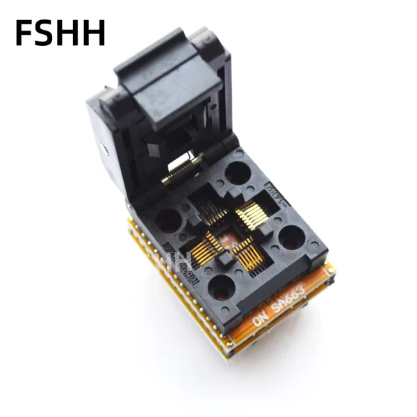 IC51-0324-1498 socket QFP32 to DIP32 Programmer Adapter SA663 Programmer Adapter TQFP32 LQFP32 socket Pitch=0.8mm Size=7mm X 7mm 9mm X 9mm - Image 2
