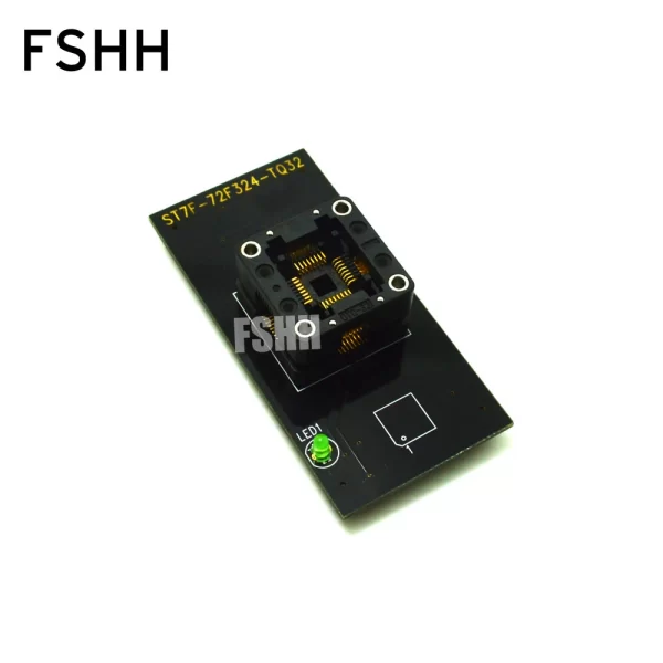 ST7F-72F324-TQ32 Programmer Adapter TQFP32 QFP32 socket for LP Programmer
