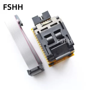 LQFP32 TQFP32 QFP32 test socket for AVR ISP test mega8 mega48 mega88 Programmer adapter Apply to CH2015 Programmer