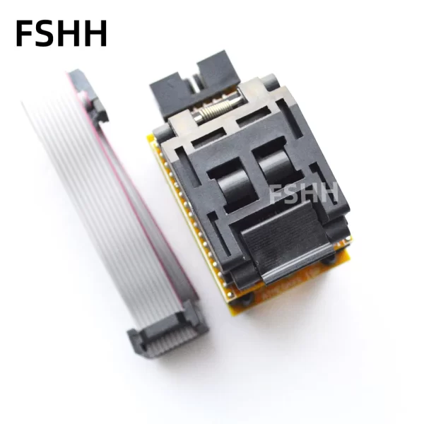 LQFP32 TQFP32 QFP32 test socket for AVR ISP test mega8 mega48 mega88 Programmer adapter Apply to CH2015 Programmer