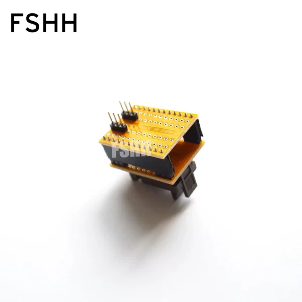 QFN6 WSON6 DFN6 MLF6 IC Test Socket Pitch=0.65mm Size=5x5mm - Image 3