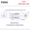 FSHH round 4pin laser diode test socket (electrode insertion) - Image 7