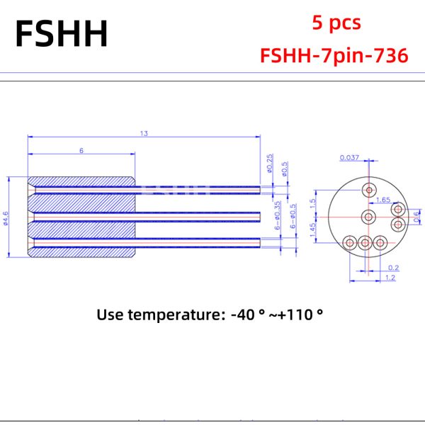 FSHH 7pin 736 375us 5个
