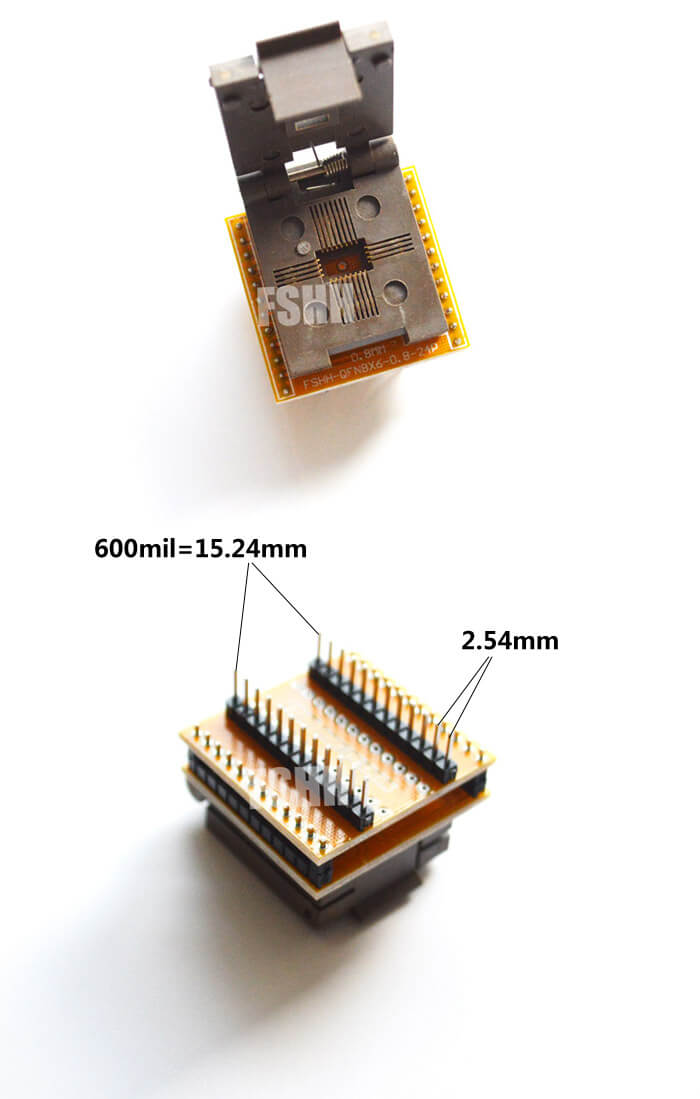 QFN24转DIP24