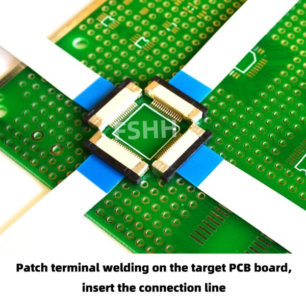 The chip does not need to be welded online test QFP to QFP test socket Pitch 0.5mm to 0.5mm QFP48 QFP64 QFP80 QFP100 socket adapter - Image 2