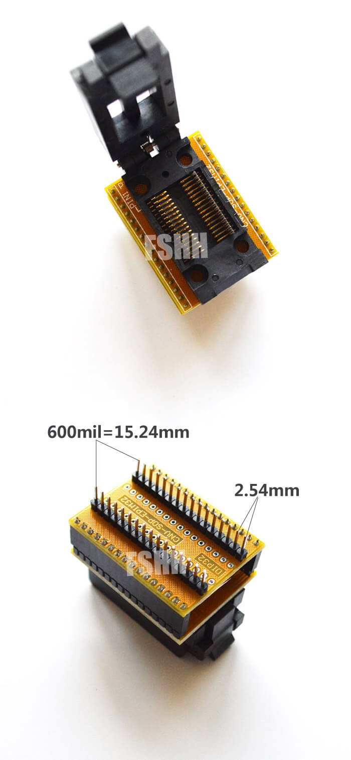 SOP32转DIP32翻盖工厂描述