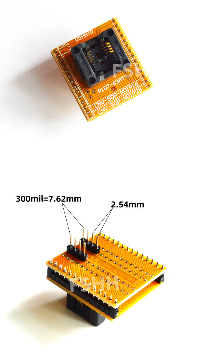 SOP8转DIP8黄双2