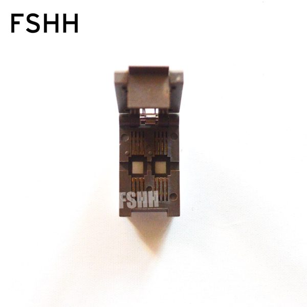 FP-1.27-8-2 IC Test Socket/FP-1.27-8 FP8 SOP8 SOIC8 SO8 Burn-in Socket/IC Socket(Two placement/Flip test seat) - Image 2