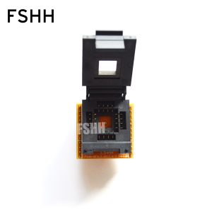 QFN16 to DIP16 Programmer adapter WSON16 UDFN16 MLF16 ic test socket Size=12.6mmx12.6mm Pin pitch=2.54mm