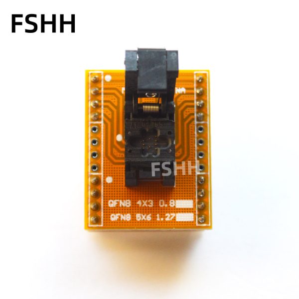 4x3mm 0.8mm QFN8 test socket UDFN8 DFN8 ML8F WSON8 adapter QFN8 to DIP8 Programmer adapter - Image 2