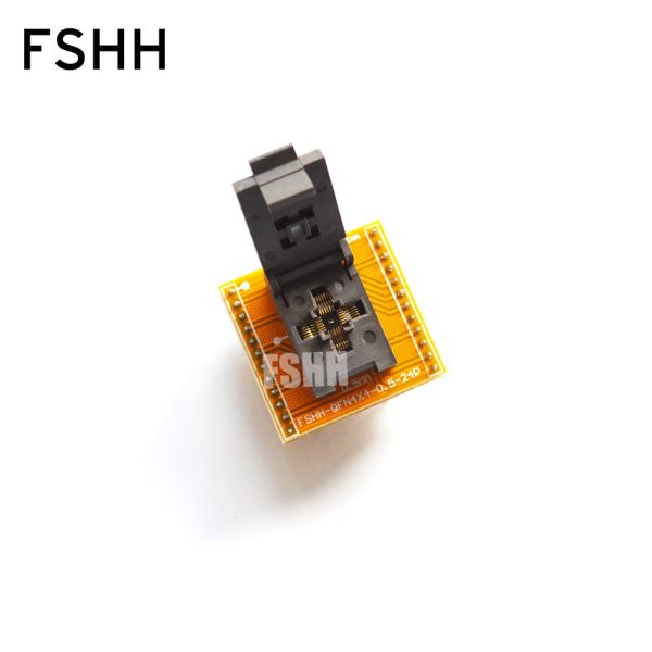 QFN24 to DIP24 Programmer adapter DFN24 WSON24 MLF24 test socket Size=4mmX4mm Pitch=0.5mm - Image 2