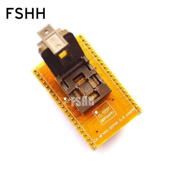 WSON40 ic socket DFN40 MLF40 TEST SOCKET QFN40 to DIP40 Programmer Adapter 0.5mm 6x6mm - Image 2