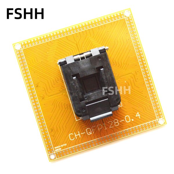 IC51-1284-1788 Test socket TQFP128/QFP128/FPQ128 Adapter CH-QFP128-0.4 IC SOCKET Pitch=0.4mm - Image 2