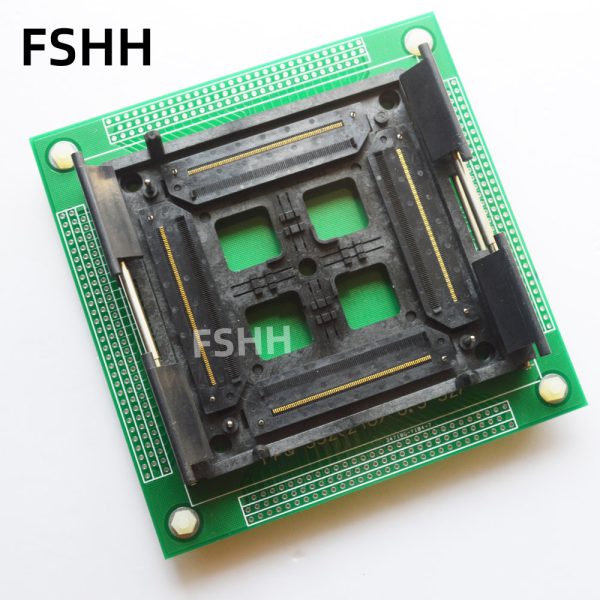 FPQ-352-0.5-527 test socket QFP352 FPQ352 LQFP352 TQFP352 ic socket Pitch=0.5mm