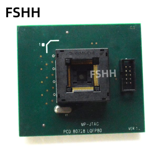 MP-JTAG PCD80728-LQFP80 Programmer Adapter IC234-019 Test Socket
