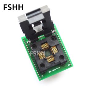 SDP-QFP44-44 Programmer adapter Clamshell QFP44 to DIP44 adapter QFP44 TQFP44 LQFP44 test socket 0.8mm