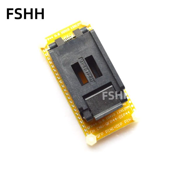 FPQ-44-0.8-14 test socket FPQ44 QFP44 Test socket with connection plate 1 pin to 1pin General purpose line - Image 2