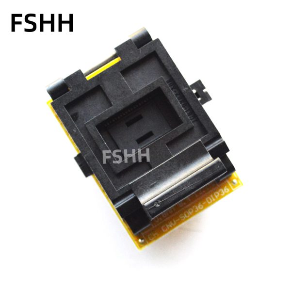 CNV-SOP36-DIP Programmer adapter Clamshell SOP36 to DIP36 test socket 0.8mm IC51-0362-309 ic socket - Image 2
