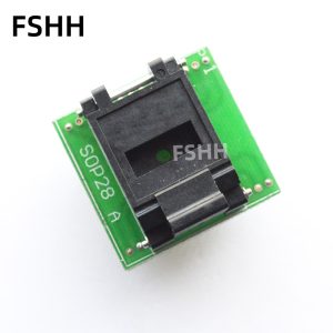 IC51-0282-334-1 test socket SOP28 to DIP28 Programmer adapter SOP28 FP28 ic socket 300mil 1.27mm