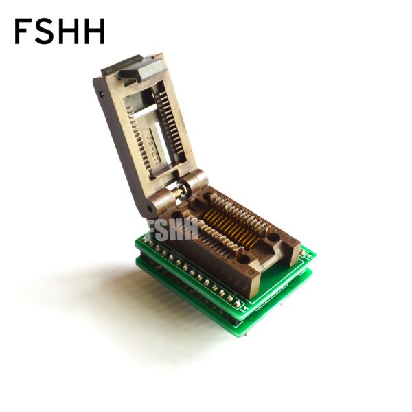 Clamshell 300mil SOP28 TO DIP28 Universal Programmer Adapter SOP28 SOIC28 FP28 ic test socket pitch=1.27mm - Image 2