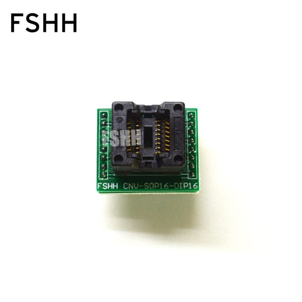 150mil SOP16 to DIP16 Programmer adapter SOP16 OTS-16-03 ic test socket Pitch 1.27mm.width 3.9mm 6.0mm - Image 2