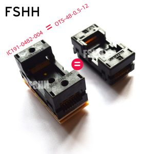 IC191-0482-004 instead of OTS48-0.5-12 test socket 0.5mm TSOP48 socket NAND FLASH chip test socket