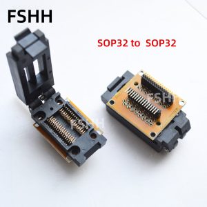 SOP32 to SOP32 test socket SOP32 FP32 SOIC32 ic socket width=14.2mm