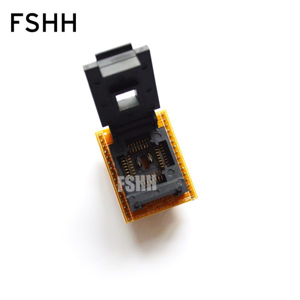 QFN32 to DIP32 Programmer adapter WSON32 UDFN32 MLF32 ic test socket Size=13.2mmx13.2mm Pin pitch=1.27mm - Image 2