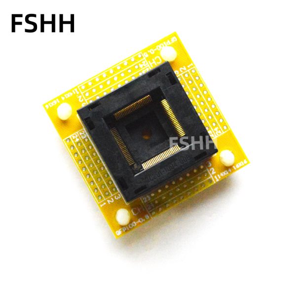 IC201-1004-008 test socket TQFP100 QFP100 socket Pitch 0.5mm - Image 3