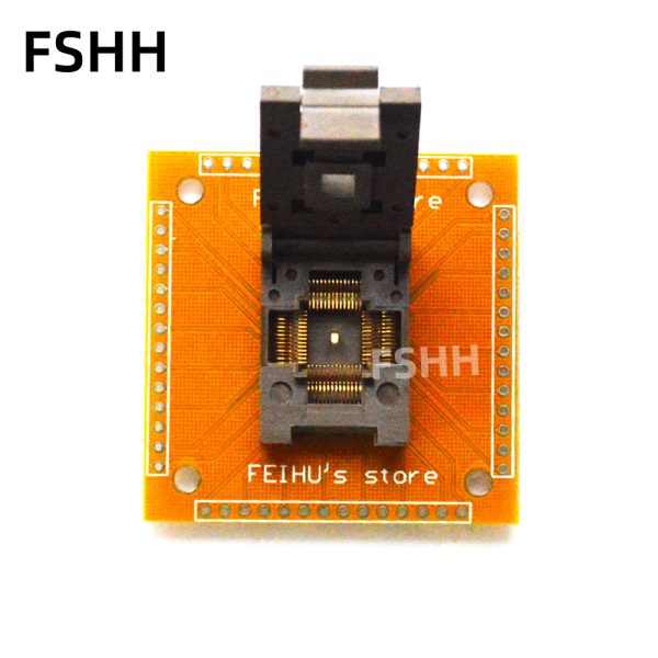 QFN56 test socket DFN56 QFN56 MLF56 WSON56 socket/Adapter Size=8x8mm Pitch=0.5mm - Image 2