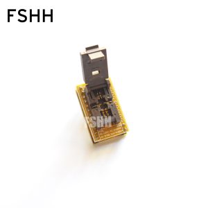 WSON4 DFN4 QFN4 MLF4 IC Test Socket(Flip test seat) Pitch=1.27mm/0.65mm Size=5.3x4mm