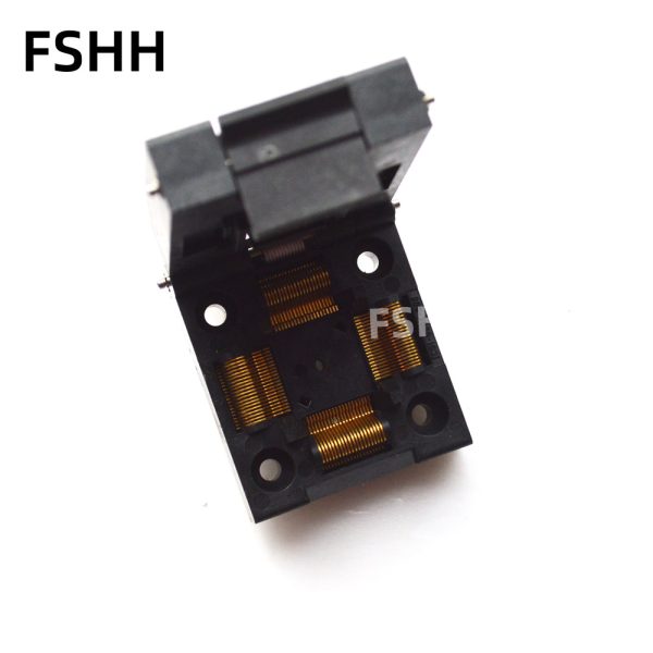 IC51-0804-808 test socket QFP80 TQFP80 LQFP80 IC SOCKET Pitch 0.5mm - Image 2