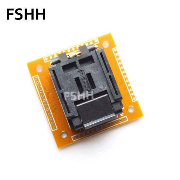 TQFP48 QFP48 FPQ48 test socket FPQ-48-0.5-06 socket Adapter Pitch=0.5mm Size=7X7mm /9X9mm - Image 3