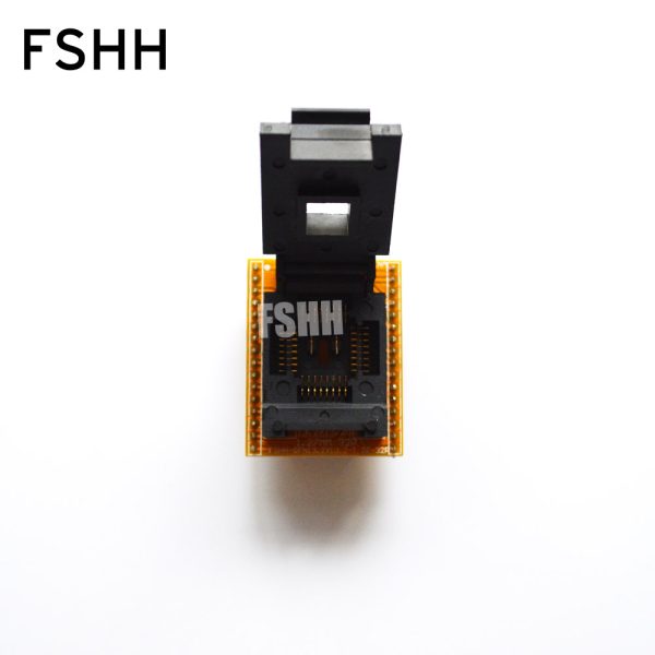 QFN32 to DIP32 Programmer adapter WSON32 UDFN32 MLF32 ic test socket Size=13.2mmx13.2mm Pin pitch=1.27mm