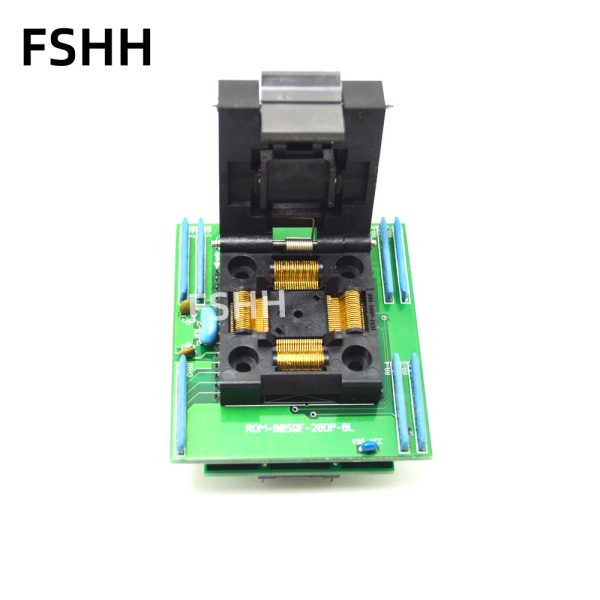 ROM-80SQF-28DP-8L programmer adapter IC51-0804-808 test socket TQFP80 LQFP80 QFP80 to DIP28 adapter - Image 2