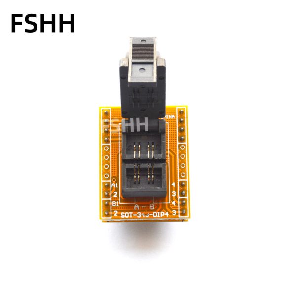 Clamshell sot343 socket SOT-343 to DIP4 Programmer adapter sot343 with pcb test socket - Image 2