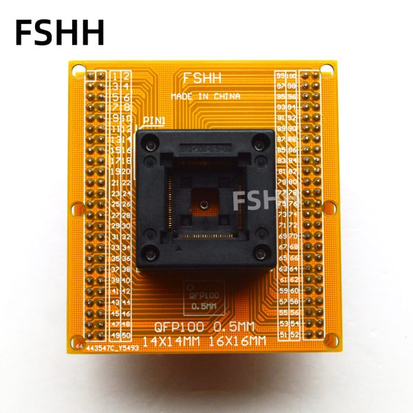 SDP-7128-100Q programmer adapter 0.5mm QFP100 test socket suitable for epm7128 QFP100 to DIP48 adapter - Image 2
