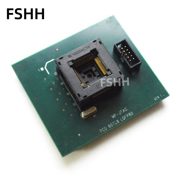 MP-JTAG PCD80728-LQFP80 Programmer Adapter IC234-019 Test Socket - Image 2
