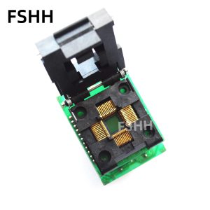 Clamshell CNV-QFP-MPU51 Programmer adapter QFP44 to DIP40 test socket 0.8mm