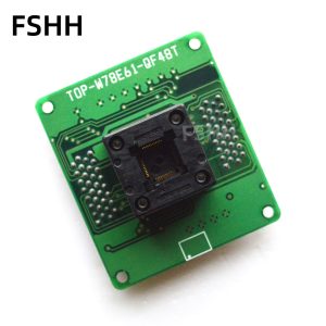 TOP-W78E61-QF48T Programmer Adapter TQFP48 QFP48 IC Test Socket
