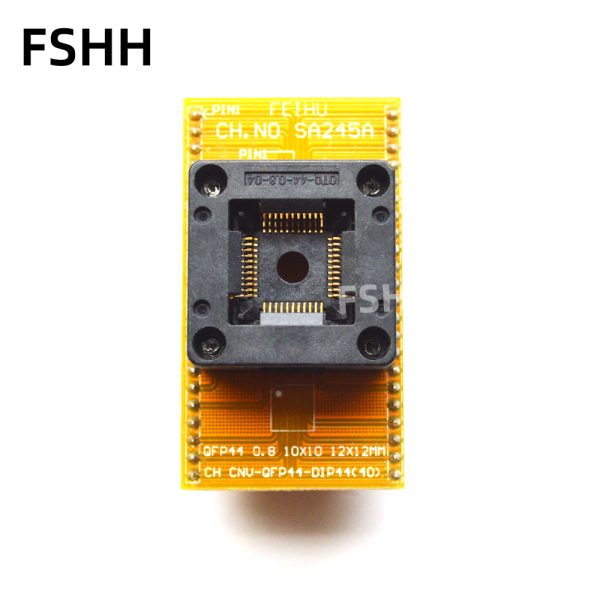 QFP44 to DIP44 programmer adapter TQFP44 LQFP44 test socket SA245A programmer adapter OTQ-44-0.8-04 socket - Image 2