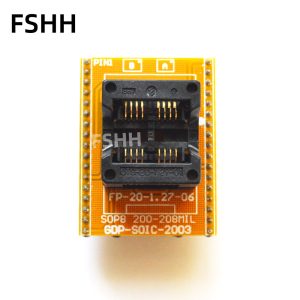 GDP-SOIC-2003 programmer adapter 208mil SOP8 test socket for LT48XP LT48UXP LT848 programmer