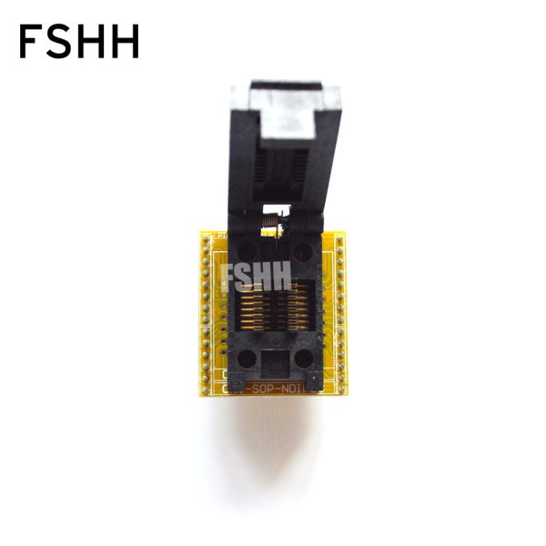 Clamshell SOP16 to DIP16 test socket FP16 SOIC16 SOP16 programmer adapter Pitch 1.27mm width 5.3mm - Image 2