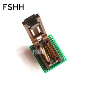 Clamshell 300mil SOP28 TO DIP28 Universal Programmer Adapter SOP28 SOIC28 FP28 ic test socket pitch=1.27mm