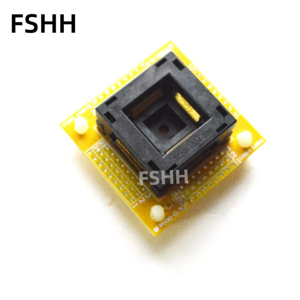 IC201-1004-008 test socket TQFP100 QFP100 socket Pitch 0.5mm